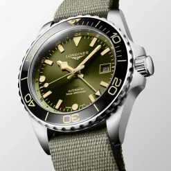 Sale Orologio Longines Hydroconquest GMT Verde Nato 41 mm Uomo Orologi Longines Uomo