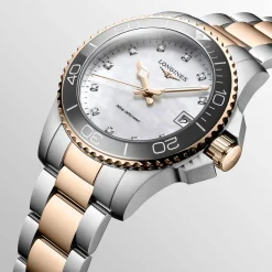 Clearance Orologio Longines Hydroconquest Madreperla PVD Rosa 32 mm Donna Orologi Longines Donna