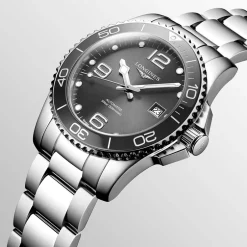 Discount Orologio Longines Hydroconquest Grigio Automatico 41 mm Uomo Orologi Longines Uomo