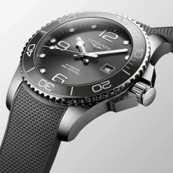 Sale Orologio Longines Hydroconquest Grigio Automatico Cinturino Caucciu 41 mm Uomo Orologi Longines Uomo