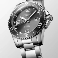 Discount Orologio Longines Hydroconquest Grigio Automatico 41 mm Uomo Orologi Longines Uomo