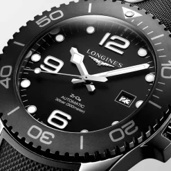 Clearance Orologio Longines Hydroconquest Automatico Nero Caucciù 43 mm Uomo Orologi Longines Uomo