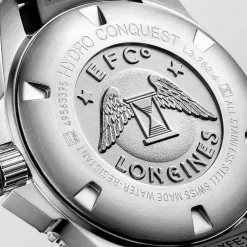 Sale Orologio Longines Hydroconquest Grigio Automatico Cinturino Caucciu 41 mm Uomo Orologi Longines Uomo