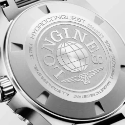 Discount Orologio Longines Hydroconquest GMT Verde Acciaio 43 mm Uomo Orologi Longines Uomo