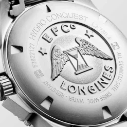 Clearance Orologio Longines Hydroconquest Automatico Acciaio Nero 39 mm Uomo Orologi Longines Uomo
