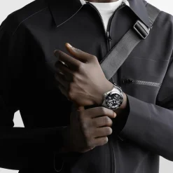 Clearance Orologio Longines Hydroconquest Automatico Acciaio Nero 39 mm Uomo Orologi Longines Uomo