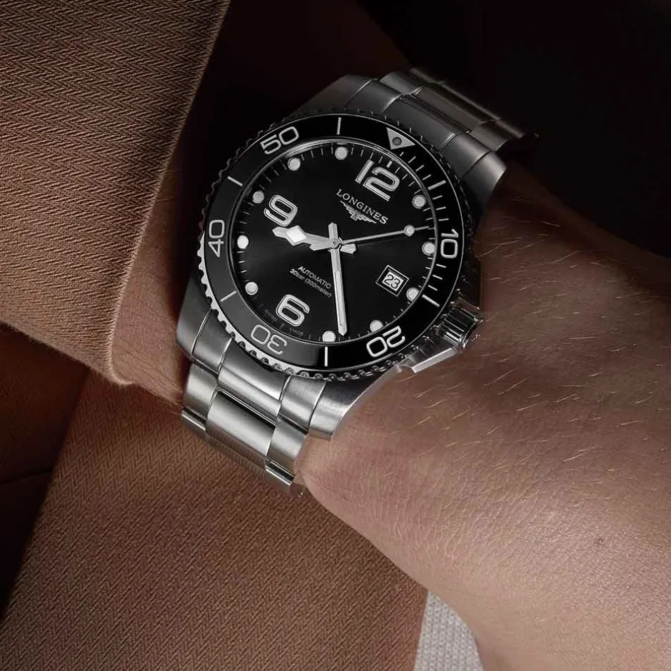 Clearance Orologio Longines Hydroconquest Nero Automatico 41 mm Uomo Orologi Longines Uomo