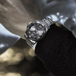 Discount Orologio Longines Hydroconquest Grigio Automatico 41 mm Uomo Orologi Longines Uomo