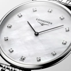 New Orologio Longines La Grande Classique Acciaio Diamanti Madreperla Quarzo 34 mm Donna Orologi Longines Donna