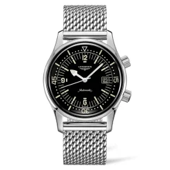 Best Orologio Longines Legend Diver Automatico Nero Maglia Milano 42 mm Uomo Orologi Longines Uomo