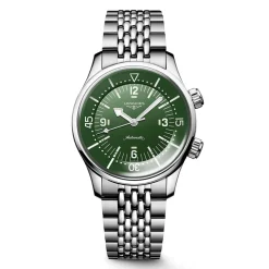 Online Orologio Longines Legend Diver Verde Auto 39 mm Donna Orologi Longines Donna | Orologi Longines Uomo