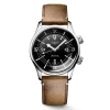 Clearance Orologio Longines Legend Diver Nero Pelle Automatico 39 mm Donna Orologi Longines Donna | Orologi Longines Uomo