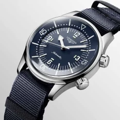 Sale Orologio Longines Legend Diver Blu Nato Automatico 39 mm Donna Orologi Longines Donna | Orologi Longines Uomo