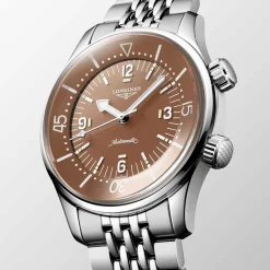 Sale Orologio Longines Legend Diver Terracotta Auto 39 mm Donna Orologi Longines Donna | Orologi Longines Uomo