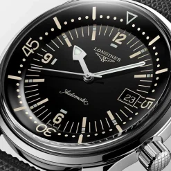 Discount Orologio Longines Legend Diver Nero Automatico 42 mm Uomo Orologi Longines Uomo
