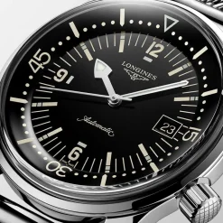 Best Orologio Longines Legend Diver Automatico Nero Maglia Milano 42 mm Uomo Orologi Longines Uomo