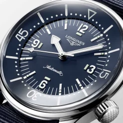 Sale Orologio Longines Legend Diver Blu Nato Automatico 39 mm Donna Orologi Longines Donna | Orologi Longines Uomo