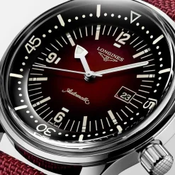 Best Orologio Longines Legend Diver Automatico Acciaio Bordeaux 36 mm Donna Orologi Longines Donna | Orologi Longines Uomo
