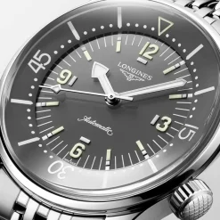 Fashion Orologio Longines Legend Diver Grigio Auto 39 mm Donna Orologi Longines Donna | Orologi Longines Uomo