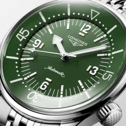 Online Orologio Longines Legend Diver Verde Auto 39 mm Donna Orologi Longines Donna | Orologi Longines Uomo