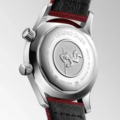 Best Orologio Longines Legend Diver Automatico Acciaio Bordeaux 36 mm Donna Orologi Longines Donna | Orologi Longines Uomo