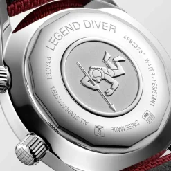 Best Orologio Longines Legend Diver Automatico Acciaio Bordeaux 36 mm Donna Orologi Longines Donna | Orologi Longines Uomo