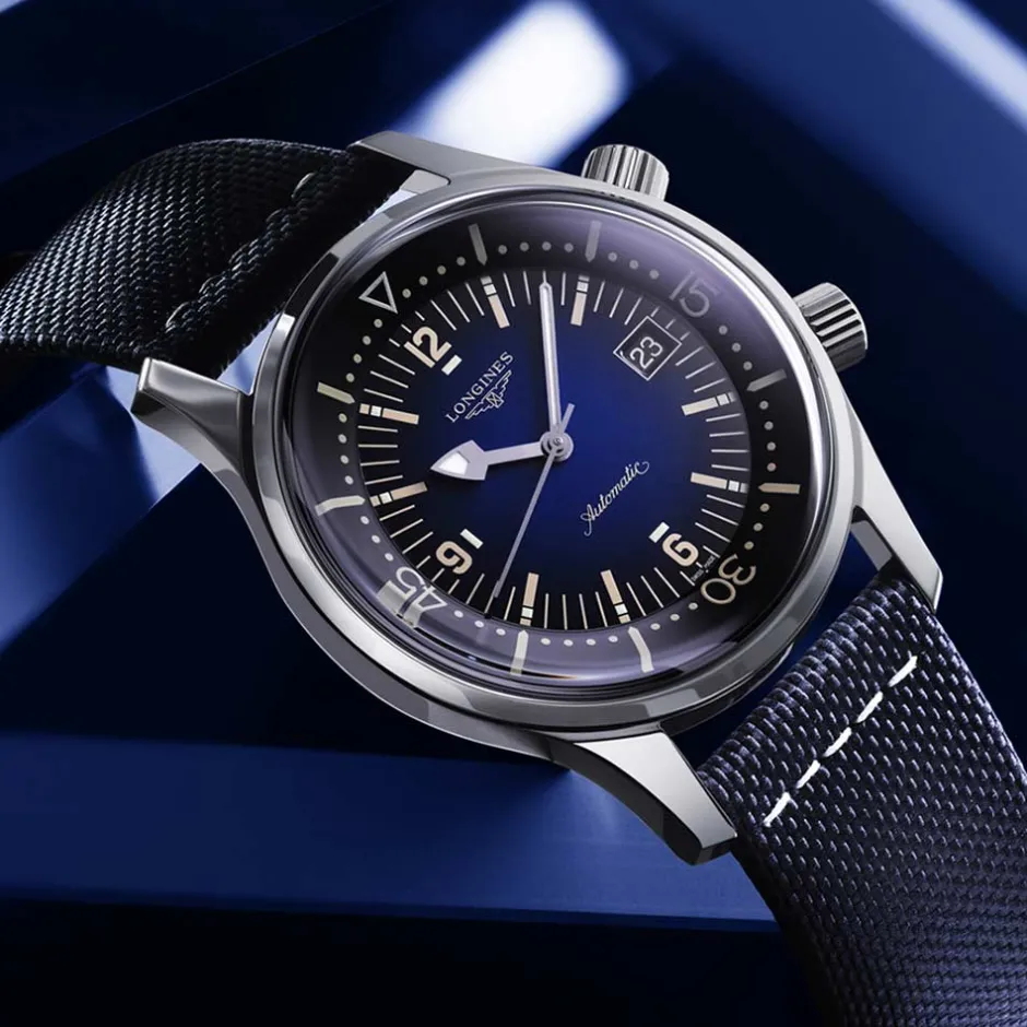 Clearance Orologio Longines Legend Diver Blu Automatico 42 mm Uomo Orologi Longines Uomo