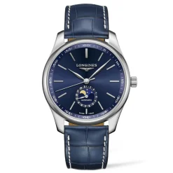Best Orologio Longines Master Collection Automatico Blu Pelle Blu 42 mm Uomo Orologi Longines Uomo