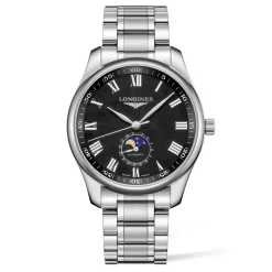Best Orologio Longines Master Collection Automatico Acciaio Nero 42 mm Uomo Orologi Longines Uomo