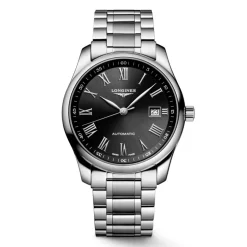 Clearance Orologio Longines Master Collection Automatico Acciaio Nero 40 mm Uomo Orologi Longines Uomo