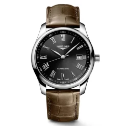 Outlet Orologio Longines Master Collection Acciaio Pelle Marrone 40 mm Uomo Orologi Longines Uomo