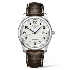 New Orologio Longines Master Collection Automatico Pelle Marrone Argento Grains d’Orge 40 mm Uomo Orologi Longines Uomo