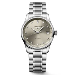 New Orologio Longines Master Collection Automatico Acciaio Beige 34 mm Donna Orologi Longines Donna