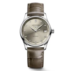 Discount Orologio Longines Master Collection Automatico Acciaio Beige 34 mm Donna Orologi Longines Donna