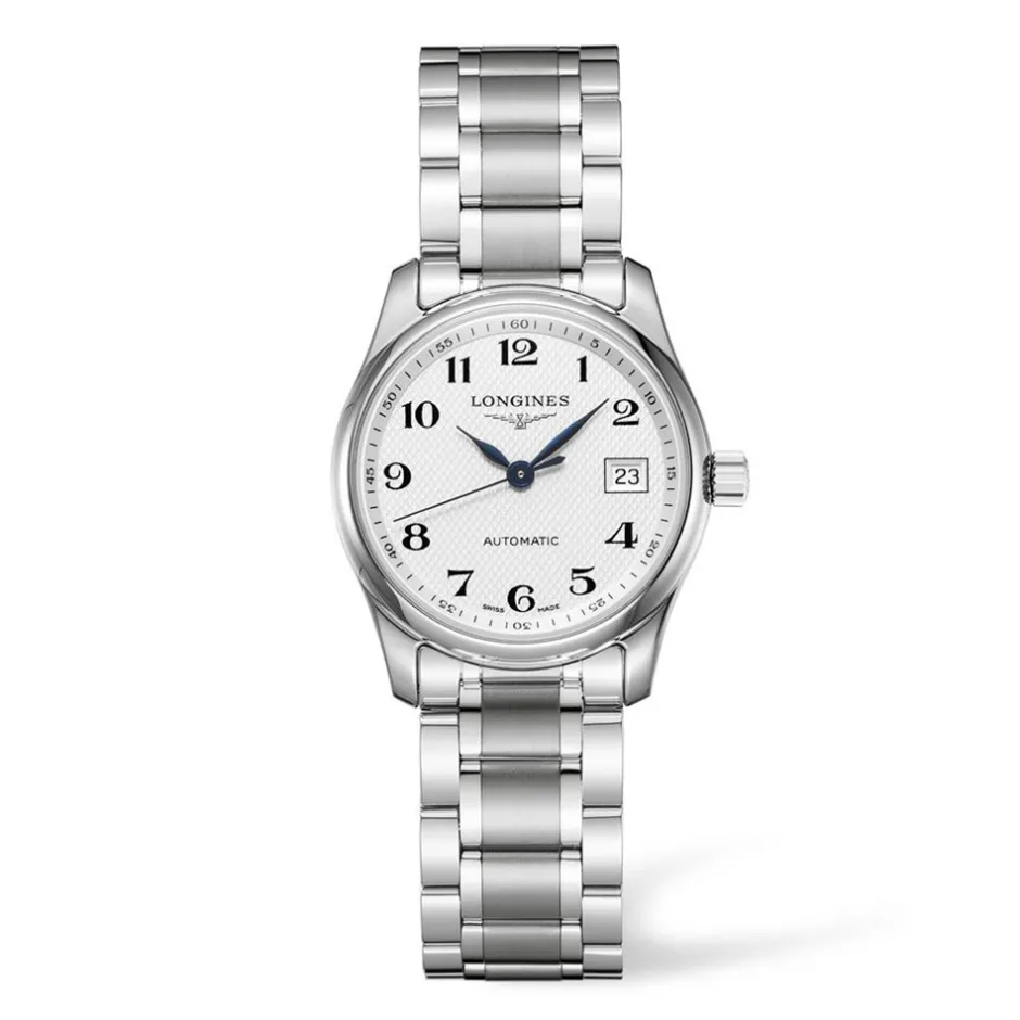 Online Orologio Longines Master Collection Automatico Acciaio Argento 29 mm Donna Orologi Longines Donna