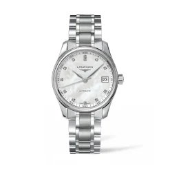New Orologio Longines Master Collection Acciaio Madreperla e Diamanti 34 mm Donna Orologi Longines Donna