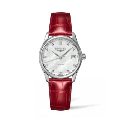 Online Orologio Longines Master Collection Madreperla e Diamanti 34 mm Donna Orologi Longines Donna