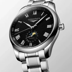 Best Orologio Longines Master Collection Automatico Acciaio Nero 42 mm Uomo Orologi Longines Uomo