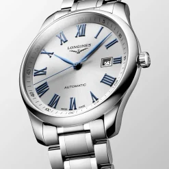 Clearance Orologio Longines Master Collection Automatico Acciaio Argento 42 mm Uomo Orologi Longines Uomo