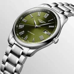 Sale Orologio Longines Master Collection Automatico Acciaio Verde 42 mm Uomo Orologi Longines Uomo