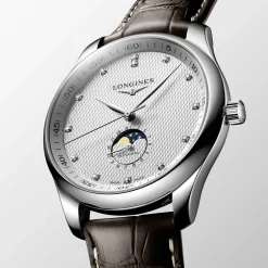Sale Orologio Longines Master Collection Automatico Argento Grains d’Orge 42 mm Uomo Orologi Longines Uomo
