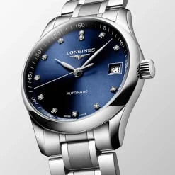 Sale Orologio Longines Master Collection Automatico Acciaio Blu 34mm Donna Orologi Longines Donna