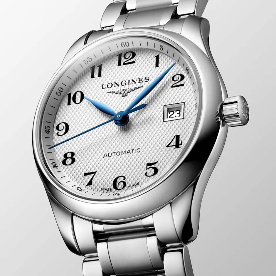 Online Orologio Longines Master Collection Automatico Acciaio Argento 29 mm Donna Orologi Longines Donna