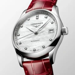 Online Orologio Longines Master Collection Madreperla e Diamanti 34 mm Donna Orologi Longines Donna