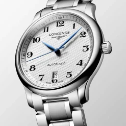 Online Orologio Longines Master Collection Automatico Acciaio Argento 38,5 mm Uomo Orologi Longines Uomo