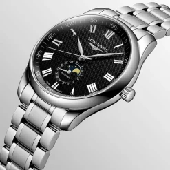 Best Orologio Longines Master Collection Automatico Acciaio Nero 42 mm Uomo Orologi Longines Uomo