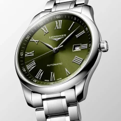 Sale Orologio Longines Master Collection Automatico Acciaio Verde 42 mm Uomo Orologi Longines Uomo