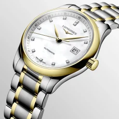 Discount Orologio Longines Master Collection Madreperla Acciaio Dorato 29 mm Donna Orologi Longines Donna