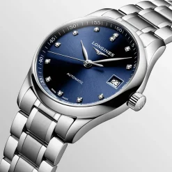 Sale Orologio Longines Master Collection Automatico Acciaio Blu 34mm Donna Orologi Longines Donna