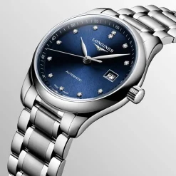 Clearance Orologio Longines Master Collection Automatico Acciaio Blu 29 mm Donna Orologi Longines Donna